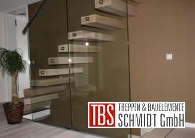 Glaswand Kragarmtreppe Schleswig-Holstein der Firma TBS Schmidt GmbH