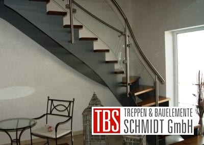Gelaender Blechwangentreppe Fulda der Firma TBS Schmidt GmbH