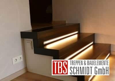 LED Beleuchtung Faltwerktreppe Reiskirchen der Firma TBS Schmidt GmbH