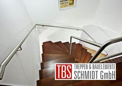 Edelstahlhandlauf Faltwerktreppe Wuerzburg der Firma TBS Schmidt GmbH