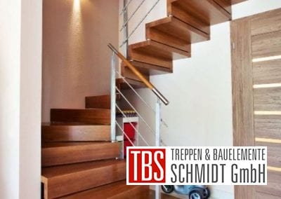 Treppengelaender Faltwerktreppe Ruesselsheim der Firma TBS Schmidt GmbH