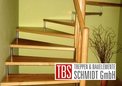 Halbgewendelte Bolzentreppe Lippstadt der Firma TBS Schmidt GmbH