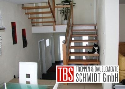 Halbgewendelte Bolzentreppe Gummersbach der Firma TBS Schmidt GmbH