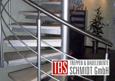 Gelaender Spindeltreppe Schwerin der Firma TBS Schmidt GmbH