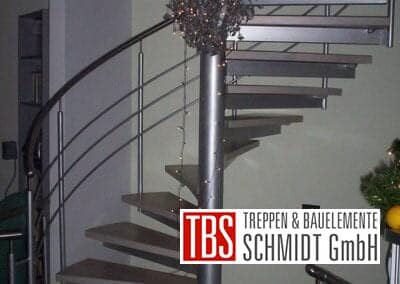 Spindeltreppe Schwerin der Firma TBS Schmidt GmbH