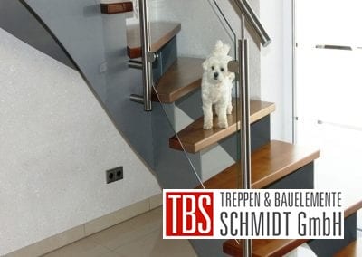 Treppengelaender Blechwangentreppe Fulda der Firma TBS Schmidt GmbH