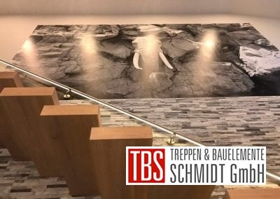 Unteransicht Kragarmtreppe Moerstadt der Firma TBS Schmidt GmbH