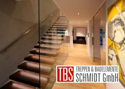 LED Beleuchtung Kragarmtreppe Trier der Firma TBS Schmidt GmbH