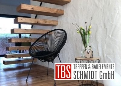 Rueckansicht Kragarmtreppe Freisen der Firma TBS Schmidt GmbH