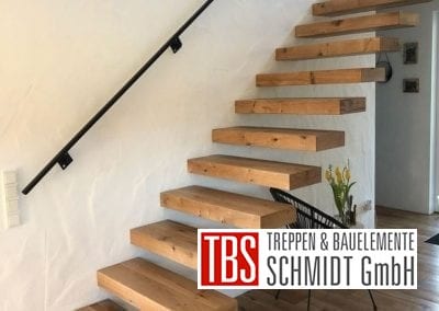 Seitenansicht Kragarmtreppe Freisen der Firma TBS Schmidt GmbH