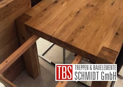 Esszimmertisch Faltwerktreppe Kleinsteinhausen der Firma TBS Schmidt GmbH