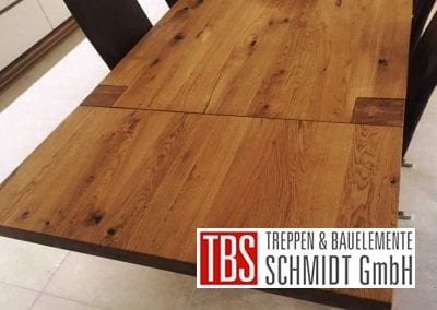 Esszimmertisch Faltwerktreppe Kleinsteinhausen der Firma TBS Schmidt GmbH