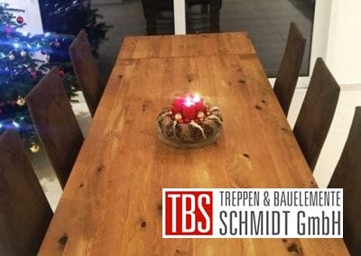 Esszimmertisch Faltwerktreppe Kleinsteinhausen der Firma TBS Schmidt GmbH