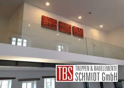Glasgalerie Faltwerktreppe Gut Koenigsbruch der Firma TBS Schmidt GmbH