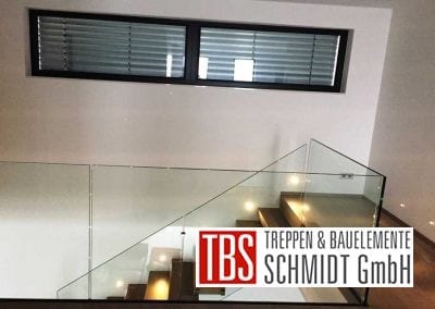 Bruestungsgelaender Kragarmtreppe Schriesheim der Firma TBS Schmidt GmbH