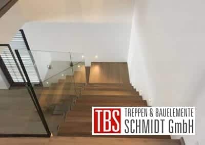 LED-Beleuchtung Kragarmtreppe Schriesheim der Firma TBS Schmidt GmbH