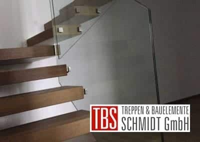 Glasgelaender Kragarmtreppe Schriesheim der Firma TBS Schmidt GmbH