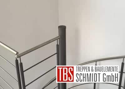 Bruestungsgelaender Spindeltreppe Schiffweiler der Firma TBS Schmidt GmbH