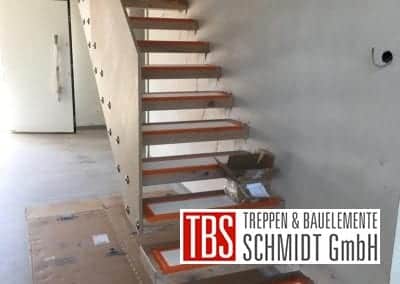 Kragarmtreppe Treppenmontage der Firma TBS Schmidt GmbH