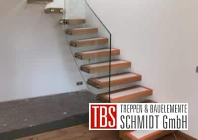 Kragarmtreppe Treppenmontage der Firma TBS Schmidt GmbH