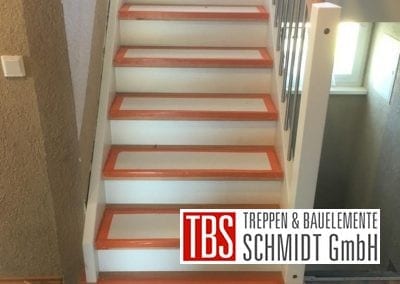 Treppenmontage Colortreppe der Firma TBS Schmidt GmbH