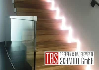 LED-Beleuchtung Faltwerktreppe Blieskastel der Firma TBS Schmidt GmbH