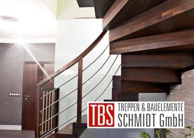 Seitenansicht Faltwerktreppe Frankfurt der Firma TBS Schmidt GmbH