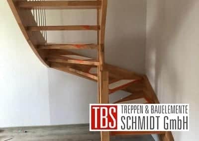 Wangentreppe Treppenmontage der Firma TBS Schmidt GmbH