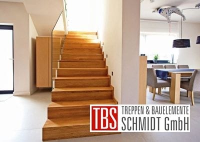 LED-Beleuchtung Faltwerktreppe Reutlingen der Firma TBS Schmidt GmbH