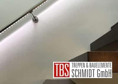 LED-Beleuchtung Kragarmtreppe Rheinzabern der Firma TBS Schmidt GmbH