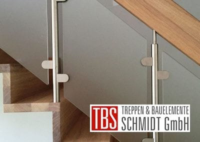 Glasgelaender Faltwerktreppe Altstadt der Firma TBS Schmidt GmbH