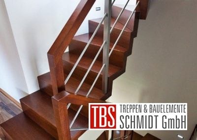 Halbgewendelte Faltwerktreppe Arnsberg der Firma TBS Schmidt GmbH