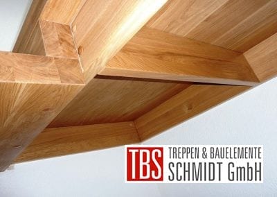 Unteransicht Podest Faltwerktreppe Cuxhaven der Firma TBS Schmidt GmbH