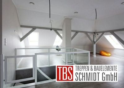 Bruestungsgelaender Faltwerktreppe Heidelberg der Firma TBS Schmidt GmbH