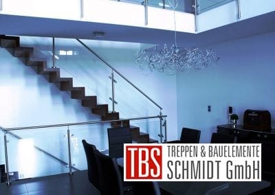 Seitenansicht Faltwerktreppe Pforzheim der Firma TBS Schmidt GmbH