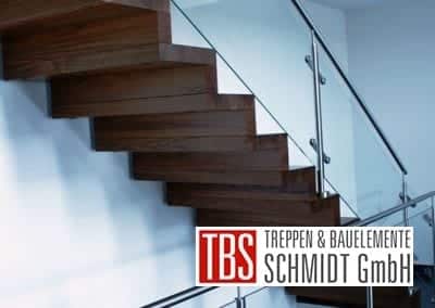 Seitenansicht Faltwerktreppe Pforzheim der Firma TBS Schmidt GmbH