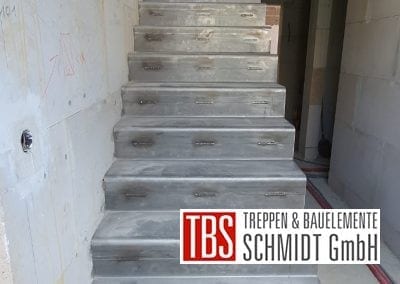 Montagebild Stahlblechfaltwerktreppe TBS Schmidt GmbH