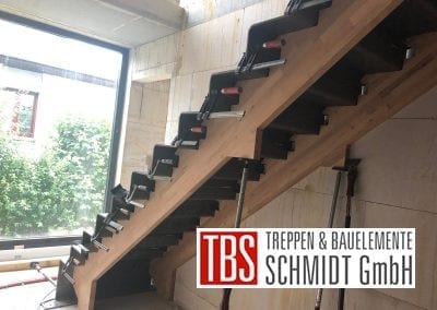 Montagebild Stahlblechfaltwerktreppe TBS Schmidt GmbH