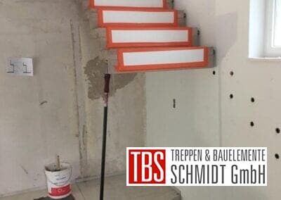 Montagebild Faltwerktreppe TBS Schmidt GmbH