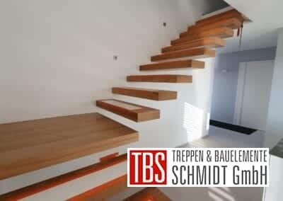 Podest Montagebild Kragarmtreppe TBS Schmidt GmbH
