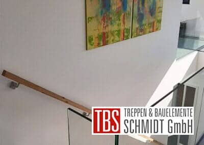 Wandhandlauf Kragarmtreppe Ingolstadt der Firma TBS Schmidt GmbH