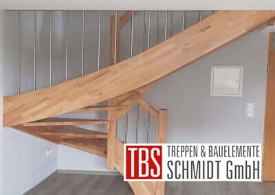Seitenansicht Wangentreppe Gersbach der Firma TBS Schmidt GmbH
