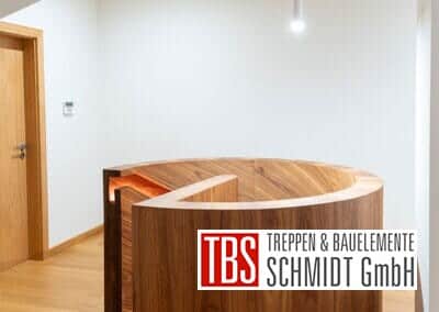 Holzwand Spindeltreppe Leverkusen der Firma TBS Schmidt GmbH