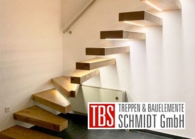 Kellertreppe Kragarmtreppe Rodgau der Firma TBS Schmidt GmbH