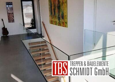 Bruestungsgelaender Kragarmtreppe Ingolstadt der Firma TBS Schmidt GmbH