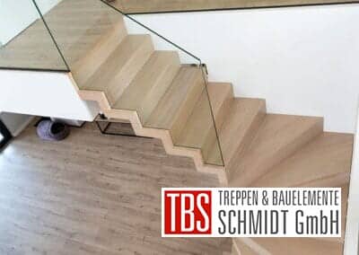 Glasgelaender Faltwerktreppe Heilbronn der Firma TBS Schmidt GmbH