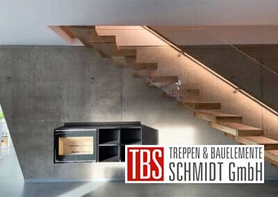 Seitenansicht Kragarmtreppe Wetzlar der Firma TBS Schmidt GmbH