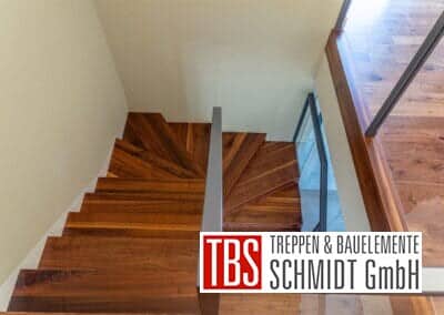 Bruestungsgelaender Faltwerktreppe Alzey der Firma TBS Schmidt GmbH