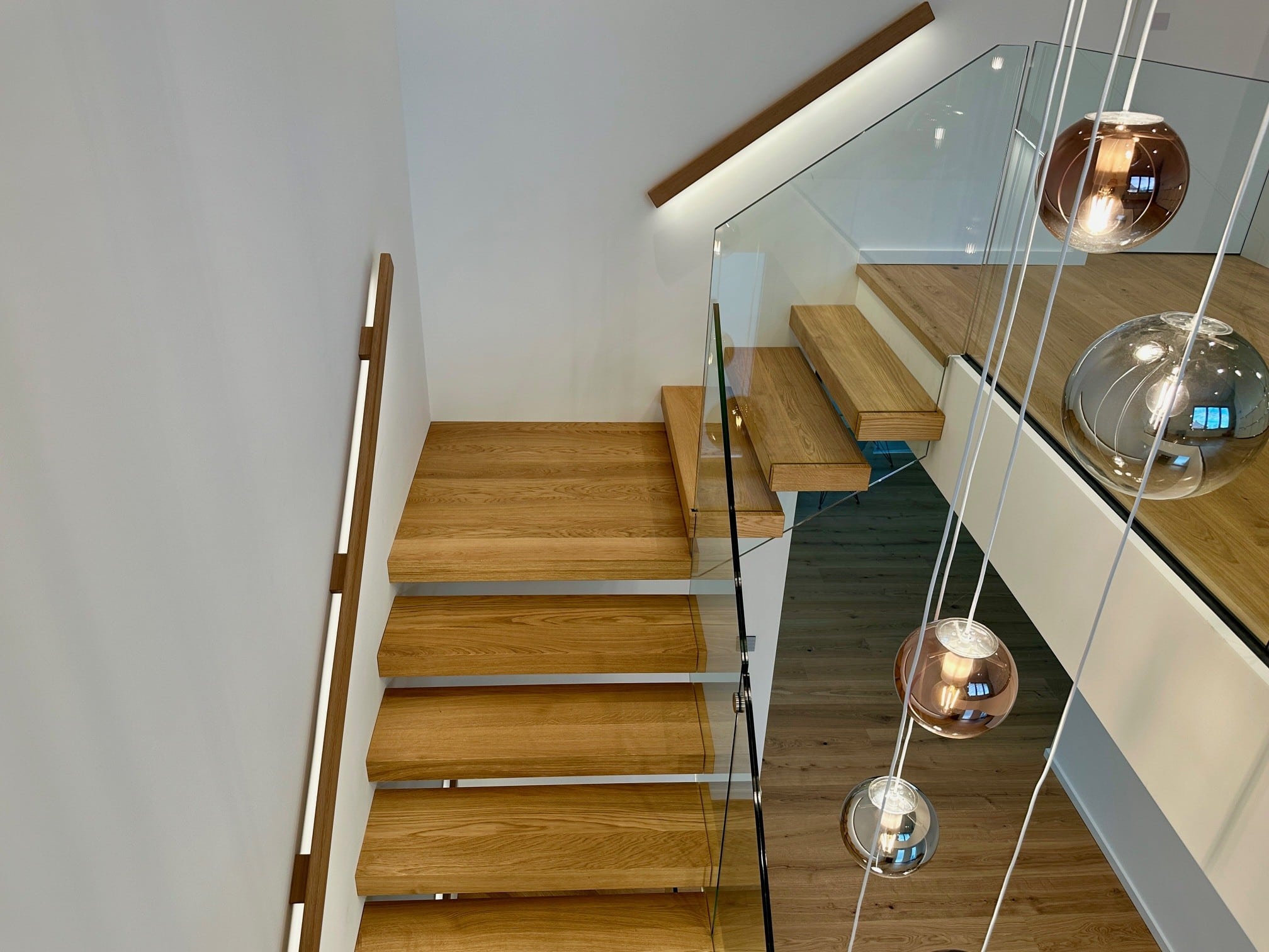 Individuelle Kragarmtreppe in Bensheim gefertigt von TBS Schmidt